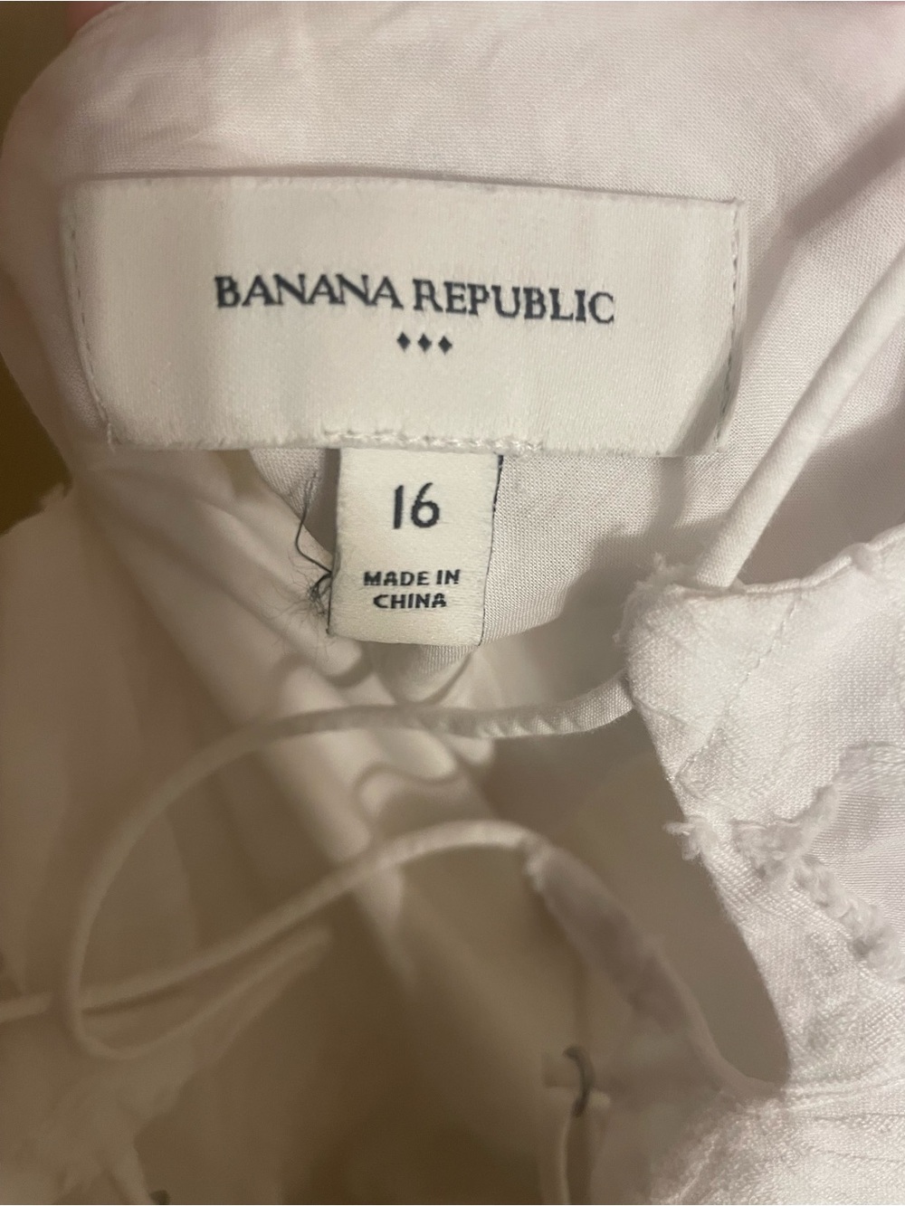 Banana Republic factory floral burnout White Midi Dress size 16 - Picture 4 of 5